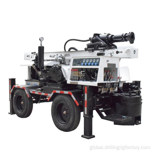 Trailer Mounted Drill Rig Trailer Mounted Water Borehole Drilling Machine Supplier